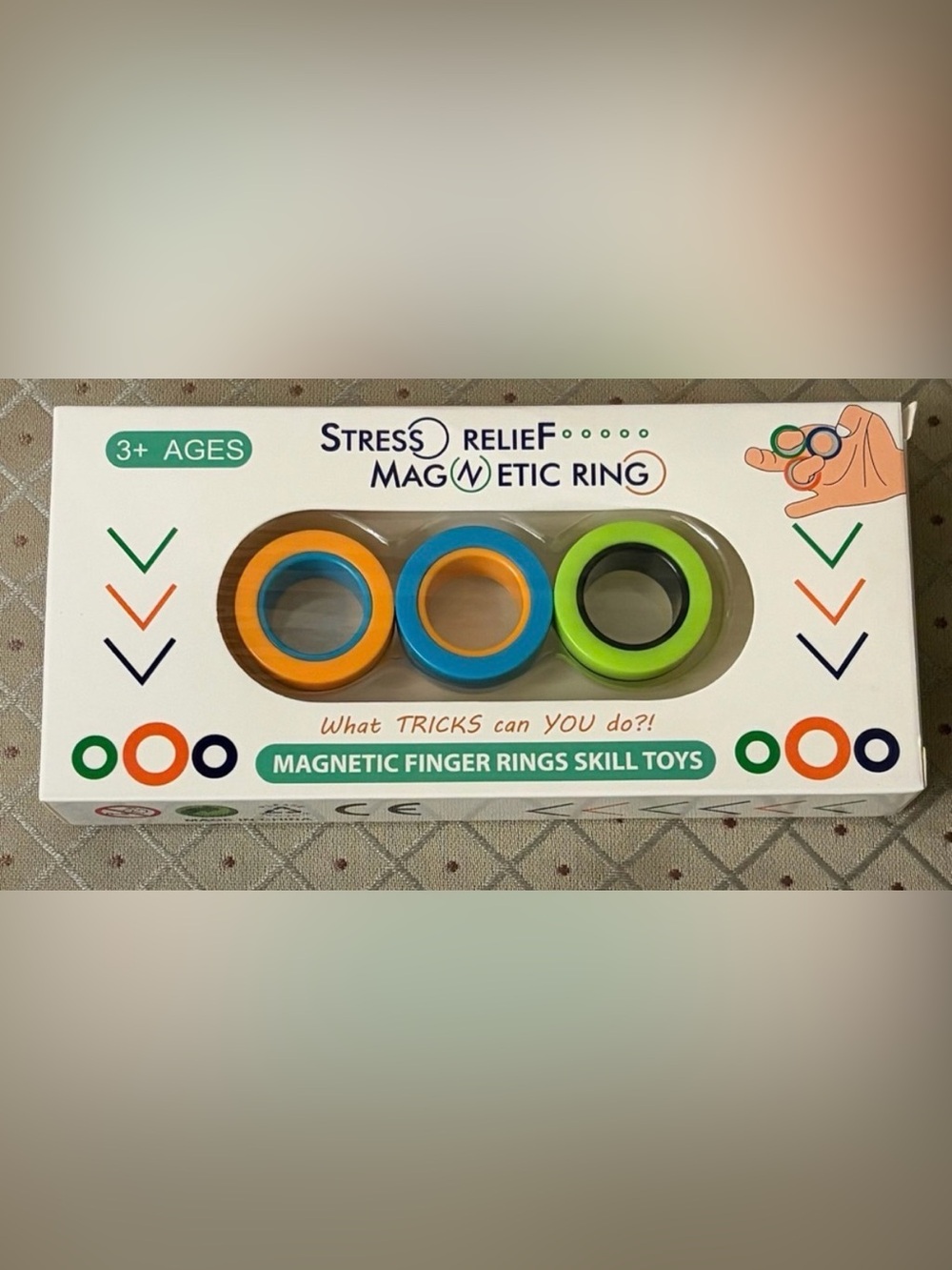 Magnetic Ring Fidget Toy Set